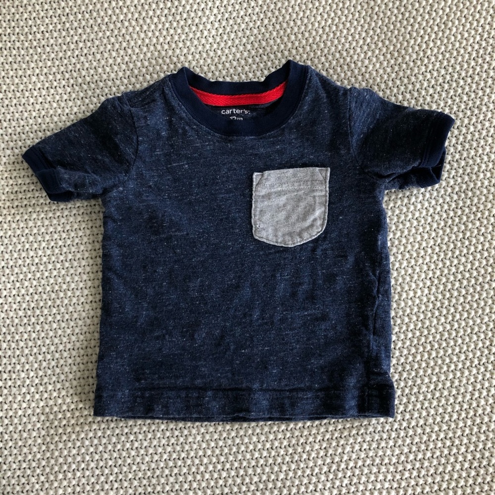 Carter’s Navy Baby Boy Shirt 12 Months
